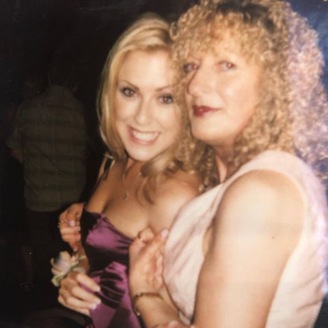 Actress, Charlene Gleeson with her mother