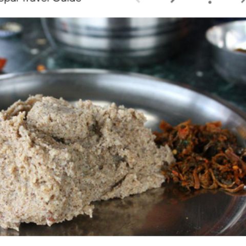 Dhido Gundruk is National food of Nepal