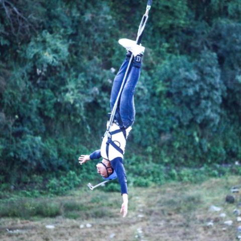 Bungee jumping in Nepal