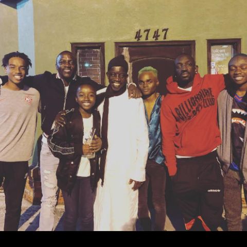 Akon and family
