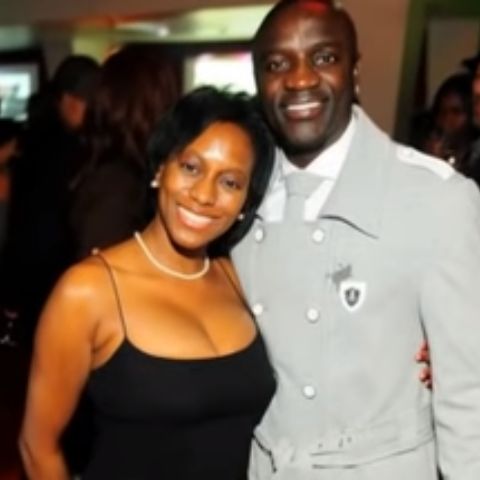 Tomeka Thiam with her husband, Akon 