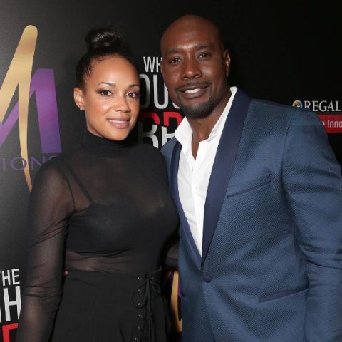Pam Byse and her hubby, Morris Chestnut