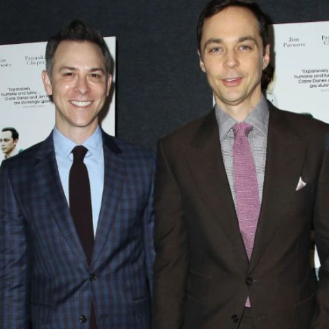Todd Spiewak with husband, Jim Parsons 