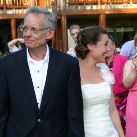 Jay Williams' father, Gurney Williams during Ashley Williams' wedding
