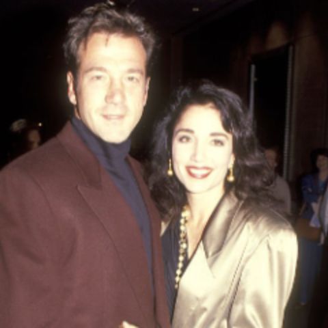 Mark Richards with his ex-wife, Stepfanie Kramer during their young days
