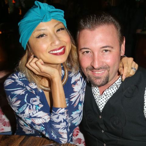 Emersyn Rose Harteis's father, Freddy Hartes with his ex-wife, Jeannie Mai
