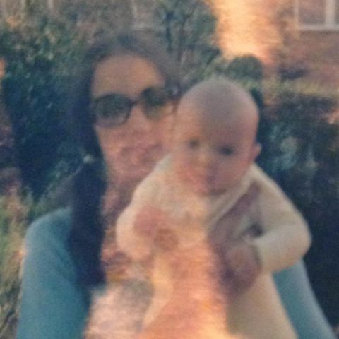 Peter Morton's ex-wife, Pamela Morton with a toddler, Samantha Morton
