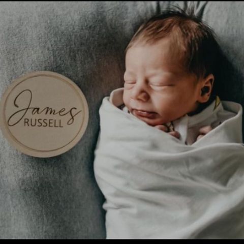 Marcelle Provencial and Jon Scheyers' third child, James
