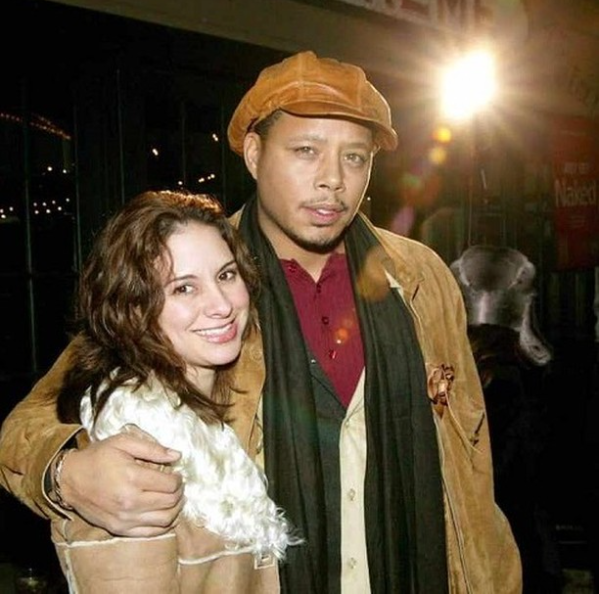Lori McCommas Standing With Her Ex-husband, Terrence Howard